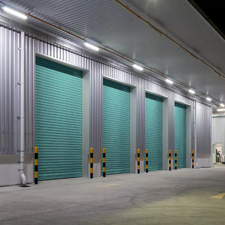 Large Supermarket Windproof Steel Rolling Door